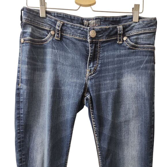 Silver Jeans Suki Mid Super Skinny Jeans Size W33/L31 - Picture 3 of 12